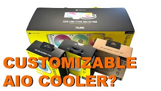 How to Install CapSwap AIO Modules on the Corsair iCUE LINK TITAN 360 RX RGB AIO cooler [upl. by Demaria]