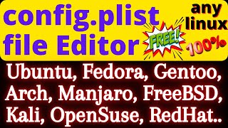 Edit configplist file in Linux  PlistEdit Pro  Plist Editor  Plist file editor for Ubuntu Arch [upl. by Eenyaj]