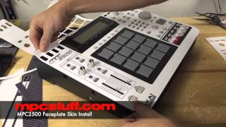 MPCstuffcom Faceplate Skin  Akai MPC  MPD  MPK  MASCHINE  Install [upl. by Sara]