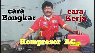 Cara bongkar dan memperbaiki kompresor AC [upl. by Tonry]