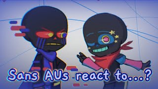 Sans aus react to Blue Blueberror Comic Dub  Short reaction [upl. by Anires622]