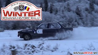 Romania Historic Winter Rally 2024 HD  Drift amp Snow [upl. by Ltney]