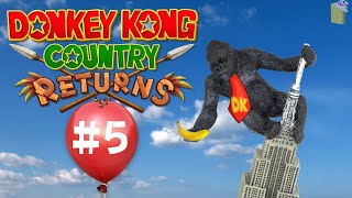 Spongejay1 Plays Donkey Kong Country Returns  Part 5  THE ITTYBITTY DIDDY COMMITTEE [upl. by Korfonta]