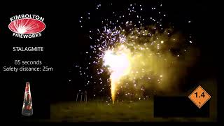 Stalagmite Fountain from Kimbolton Fireworks fireworkcrazy​ fireworkcrazy [upl. by Ahsitniuq]