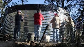 Tanque Australiano para almacenamiento de agua Intecmecol  50 mil litros Dos anillos [upl. by Anerhs]