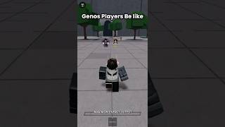 Genos Players Be Like  The Strongest Battleground thestrongestbattlegrounds roblox pvp [upl. by Elrae]