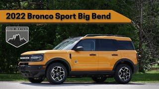 2022 Ford Bronco Sport Big Bend  Interior cargo space features and more [upl. by Gilson]