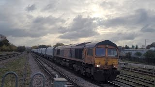 GBRF 66775 6H10 1020 Bletchley Cemex Gbrf to Peak Forest Cemex Gbrf [upl. by Darsey]