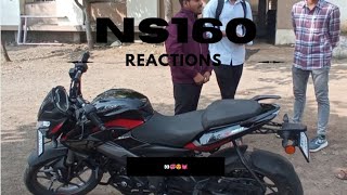 ns160 reactions  ns 160 top model  kb vlog [upl. by Oruam662]