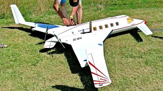 STUNNING  BEECHCRAFT STARSHIP 1  AMAZING RC MODEL AIRCRAFT  FLIGHT DEMONSTRATION [upl. by Eadmund]