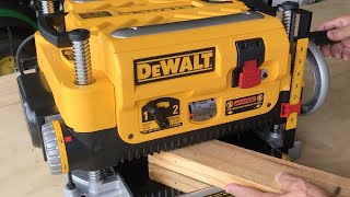 DeWalt 735X Thickness Planer Unboxing amp Setup [upl. by Ybba]