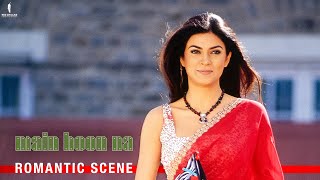 Miss Chandni Ki Ada  Main Hoon Na  Romantic Scene  Shah Rukh Khan Sushmita Sen Amrita Rao [upl. by Nonnahsed]