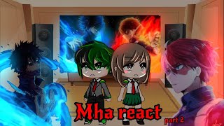 React to the Todoroki family part 2mhaNOT MY VIDEOSShoto vs Dabi [upl. by Laet]