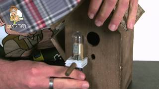 Geocaching Vogelhaus mit 7Segment Reaktivlicht  Tutorial by MrCachede [upl. by Euqirne]