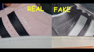 Adidas Campus real vs fake How to spot fake Adidas Campus 00s in 2024 [upl. by Jarl883]