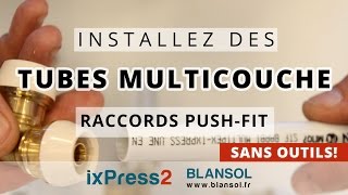 Raccord push fit ixPress2 Installez un tube multicouche sans outils BARBI France [upl. by Darnoc229]