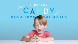 Kids Try Candies From Around The World  Kids Try  Cut [upl. by Dixie452]