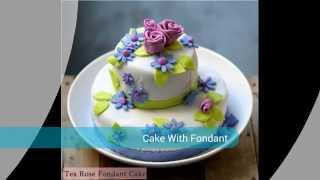 Smooth Cake With Fondant [upl. by Modla]