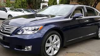 2010 update Lexus LS600H Hybrid Navy Blue [upl. by Woodberry624]