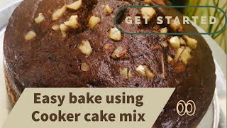 Easy Baking with cooker cake mix Chocolate [upl. by Hubsher]