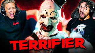 HolyCrapTERRIFIER 2016 MOVIE REACTION FIRST TIME WATCHING Art The Clown  Halloween [upl. by Ardnoid565]