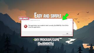 Resolving Error 0xc00007b  A Quick Guide✅The Application Was Unable To Start error Fix🔧0xc00007b [upl. by Nahtaoj]