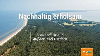 Nachhaltiger Urlaub auf der Insel Usedom [upl. by Avram804]