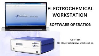 Electrochemical workstationsoftware operation electrochemistry electrochemical research [upl. by Lougheed]