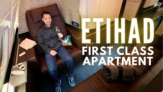 Etihad Airways First Class Apartment A380  London to Abu Dhabi [upl. by Burra54]