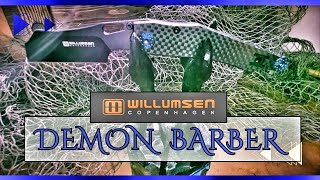 Demon Barber Knife Review  Willumsen Copenhagen  Daemon Barber [upl. by Maury]