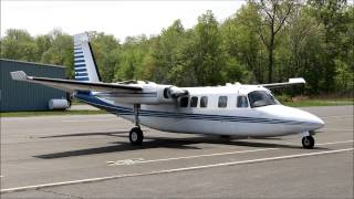 AERO COMMANDER 685 Departure From Princeton Airport [upl. by Ajiram]