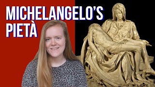 Michelangelos Pieta meaning and analysis the sculpture that made him famous  St Peters Rome [upl. by Emmanuel]