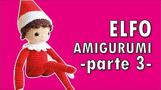 Muñeco amigurumi parte 3 🦵Cómo tejer piernas articuladas sin alambre  Tejidos Navideños [upl. by Dibb]