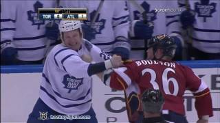 Colton Orr vs Eric Boulton Jan 7 2011 [upl. by Yaya]