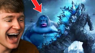 Reacting to GODZILLA vs KONG MEMES Hilarious [upl. by Gadmann]