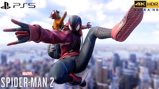 Marvels SpiderMan 2 PS5 Miles Bodega Cat Suit Gameplay [upl. by Bodi]