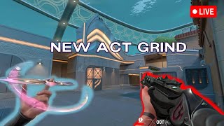 🔴NEW ACT GRIND NEW SKINS  Valorant live  donate from description [upl. by Wichman162]