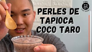 Perle de tapioca crème coco taro  Recette de Ximilu  Dessert aux billes de tapioca [upl. by Barmen]