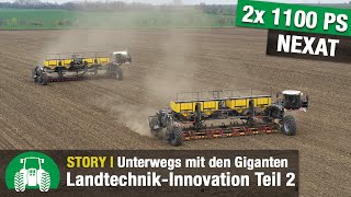 Der neue 1100 PS Traktor NEXAT  Ackerbau Ukraine  Werk  Ersteinsatz in Deutschland Teil 2 [upl. by Tenay]