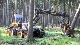 Ponsse Ergo 8w Harvester im Starkholz [upl. by Isma133]