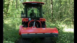 Schon wieder Wiese mulchen  Schlegelmulcher Maschio Barbi 180  Branson Traktor 5025C [upl. by Orofselet407]