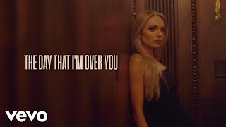 Danielle Bradbery  The Day That Im Over You Lyric Video [upl. by Getraer]