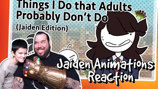 Dad amp Son React to Jaiden Animations  quotThings I Do that Adults Probably Dont Doquot [upl. by Ellenid333]