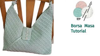 BORSA MASA UNCINETTO 1a parteCROCHET BAG MASA [upl. by Attekal]