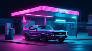 Gas Station 80s  Synthwave  Retrowave  Cyberpunk SUPERWAVE [upl. by Katerine]