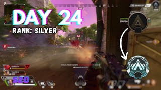 S20 ZERO TO HERO  DAY 24 ROAD TO PLATINUM APEX LEGENDS GAMEPLAY [upl. by Halbeib]