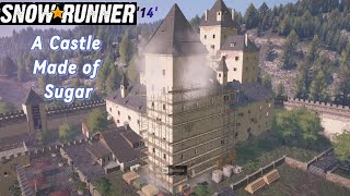 snowrunner a castle made of sugar season14 4k [upl. by Ahsienor]