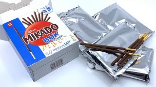 LU Glico Mikado Box Chocolat au Lait 300g [upl. by Judon85]