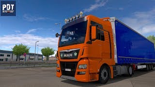 ✅ETS2 V135PDTLow Deck Chassis Addon for SCS MAN TGX E6 Nice Mod [upl. by Freberg]