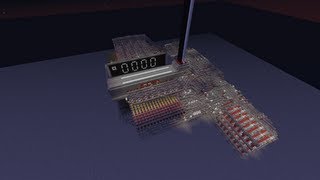 Minecraft Redstone Computer  LS3 [upl. by Giefer]